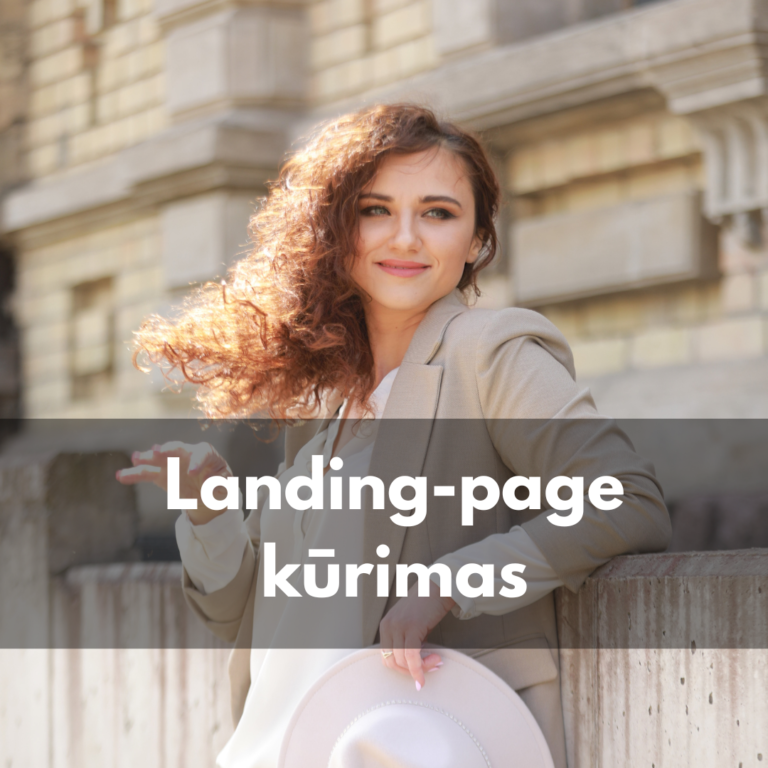 Landing-page kūrimas