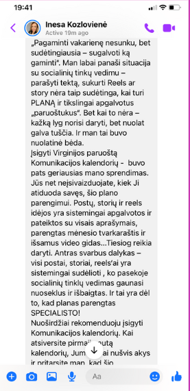 Atsiliepimas apie kalendoriu 3a