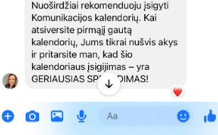 Atsiliepimas apie kalendoriu 3b